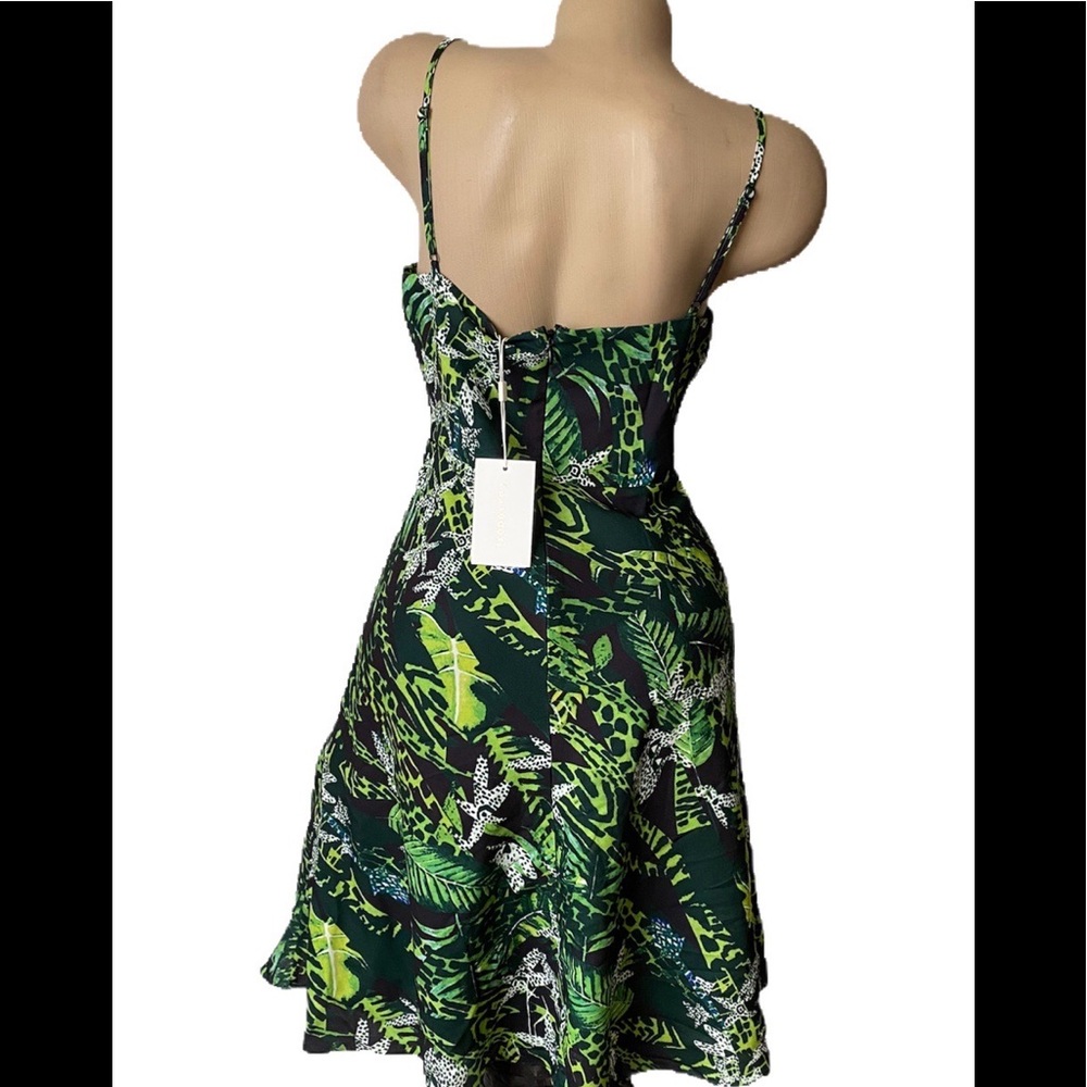 Foxiedox Green Fit and Flare Dress NWT NEW SMALL - Picture 2 of 2